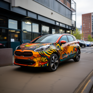 "Sabia que o futuro do mundo automotivo é ecológico? Estamos a falar de veículos elétricos, carros híbridos, a tecnologia de captura de carbono e até carros voadores! Enquanto esperamos por este futuro verde, que tal adicionar algum estilo ao seu carro com um embrulho artístico ou uma película de proteção de pintura da Wrap Masters Hub? Eles não apenas dão um novo visual aos carros, mas também a motos, iates e até edifícios comerciais. Vamos curtir o passeio! Did you know the future of the auto world is green? We're talking about electric vehicles, hybrid cars, carbon capture technology, and even flying cars! While we wait for this green future, how about adding some style to your car with an artistic wrap or a protective paint film from Wrap Masters Hub? They not only give a new look to cars but also to motorbikes, yachts, and even commercial buildings. Let's enjoy the ride!"